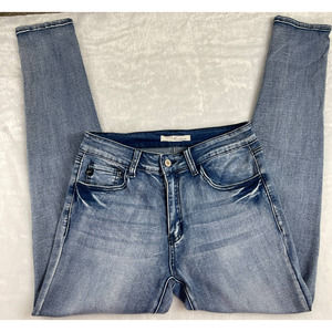 Kancan Medium Wash Blue Denim Skinny Jeans Women's Size 9/28